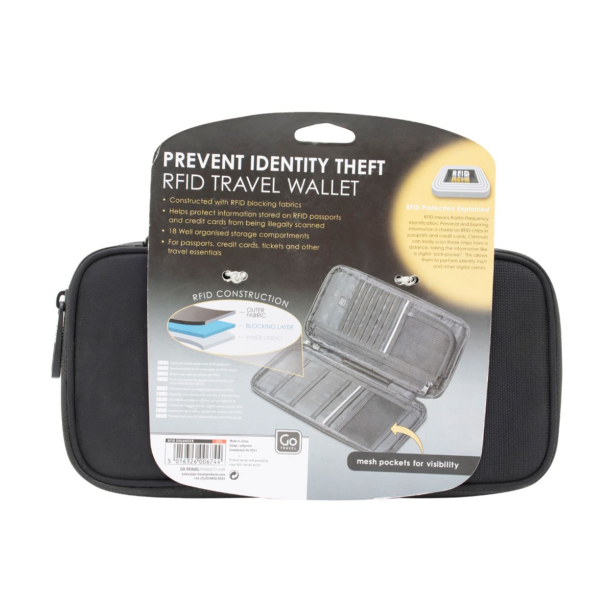 Travel-Rfid Organiser Document Case
