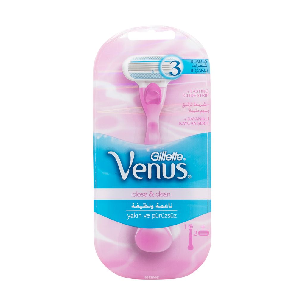Venus Close&Clear Razor+2Refill