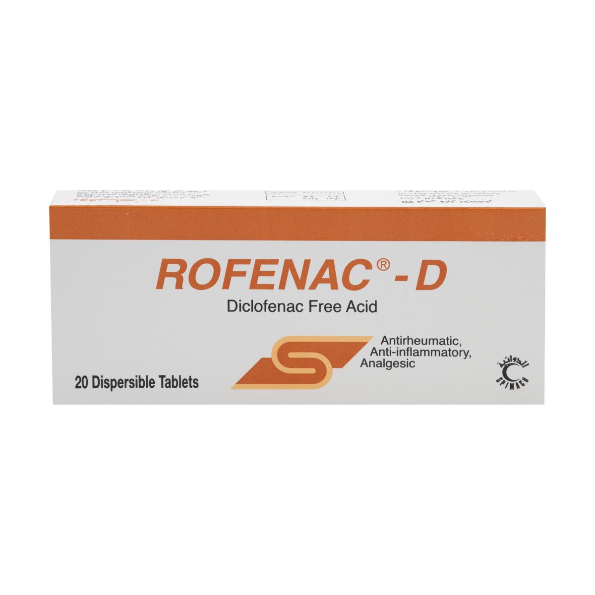 ROFENAC D 50 Mg Dispersable Tablet 20Pcs