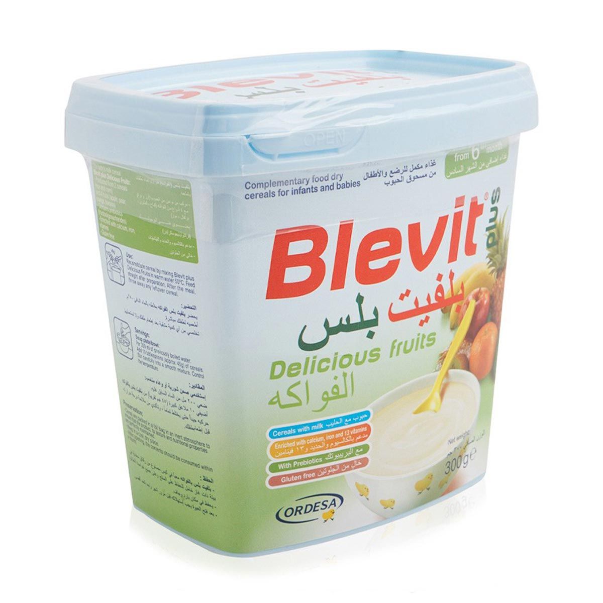 Blevit Plus With Fruits 300G