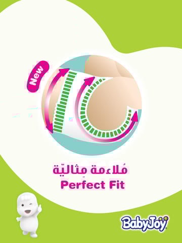 عبوةاقتصادية,مقاس وسط3, 34حفاض,6-12 كغ