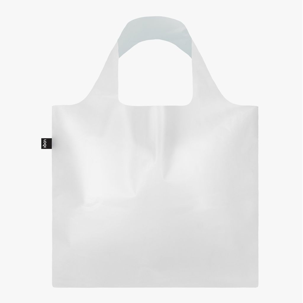 حقيبة تسوق شفافة بيضاء