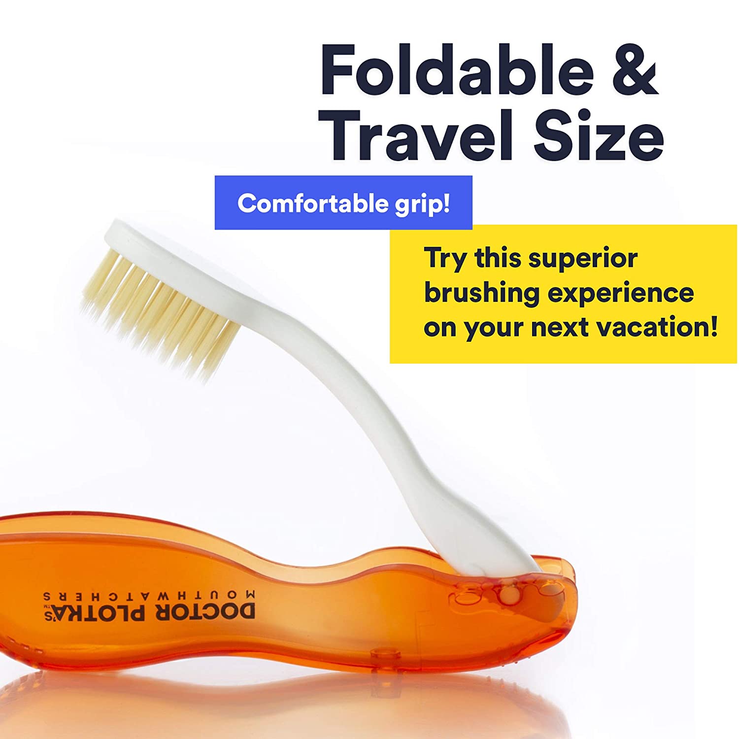 Travel Toothbrush Red