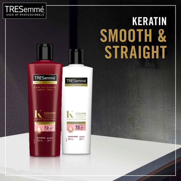 Keratin Smooth & Straight Shampoo,200ml