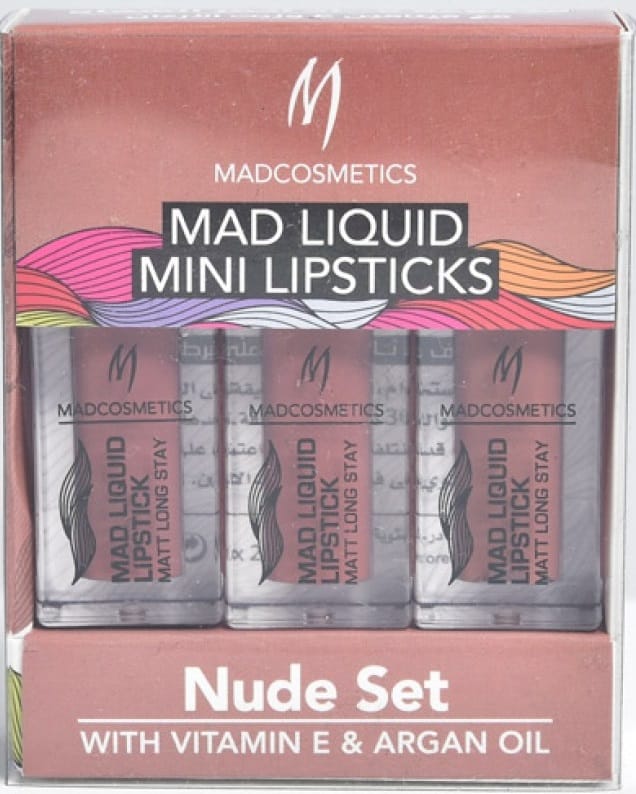 Mad Liquid Mini Lipsticks - Nude Set