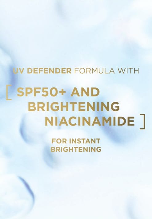 UV Defender Instant Bright Daily Anti-Ageing Sunscreen SPF 50+ with Niacinamide 50ml