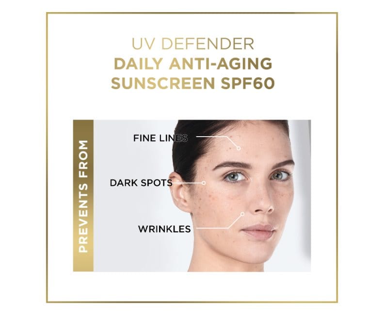 UV Defender Instant Bright Daily Anti-Ageing Sunscreen SPF 50+ with Niacinamide 50ml