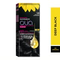 Olia, 1.0 Deep Black, No Ammonia Permanent Haircolor, with 60% Oils