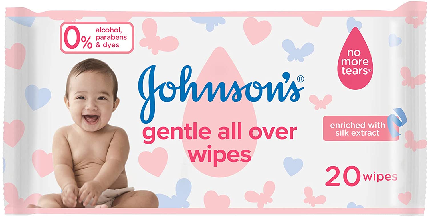 Gentle All Over Wipes 20 Wipes