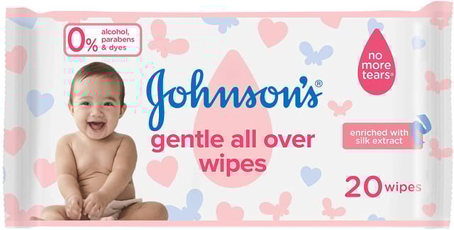 Gentle All Over Wipes 20 Wipes
