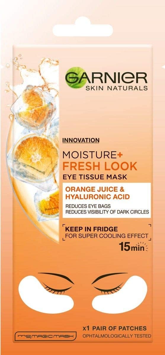 GARNIER Anti-Dark Circles Orange Juice Hydrating Eye Tissue Mask 6G