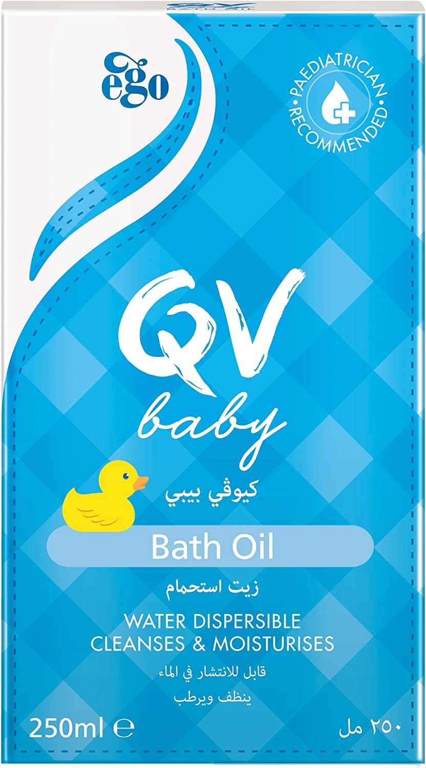 Qv baby discount bath oil