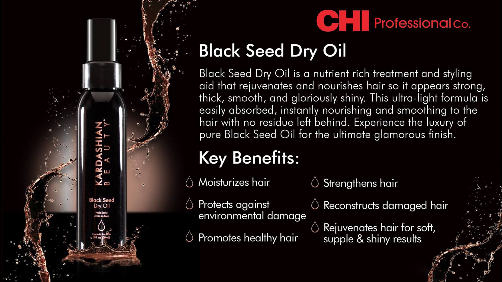 Luxury Black Seed Dry Oil