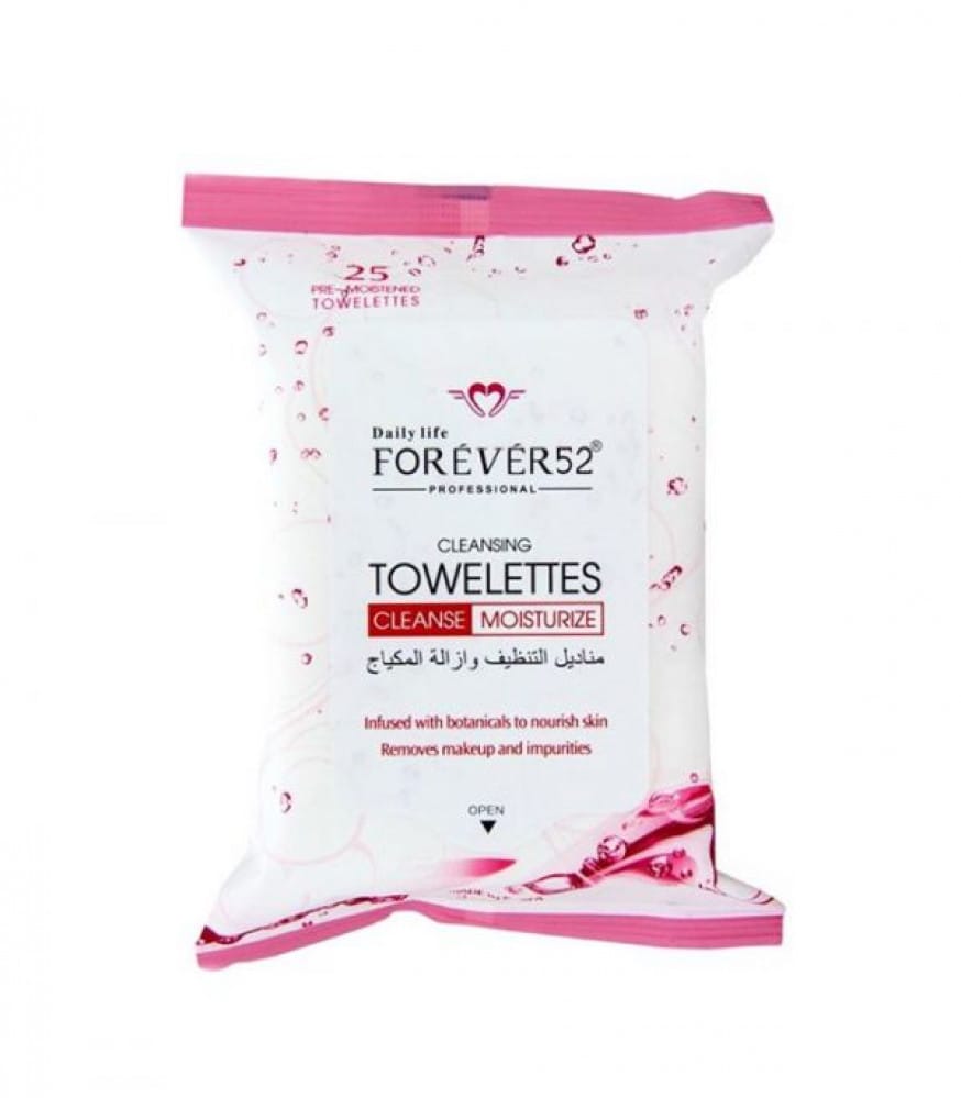 Forever52 Make Up Remover Wet Wipes 25 PCs.