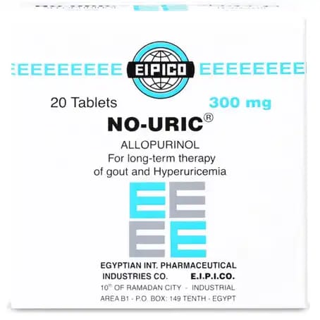 No-Uric 300 mg Tablet 20pcs