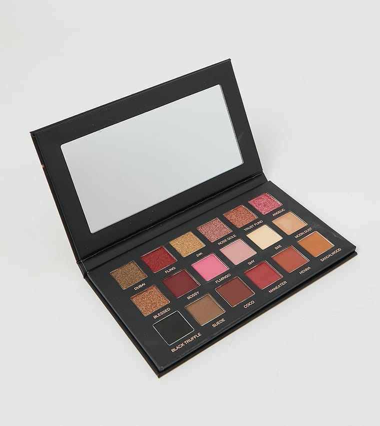 MAKE OVER 22 Rose Gold 18 Colors Eyeshadow Palette 01