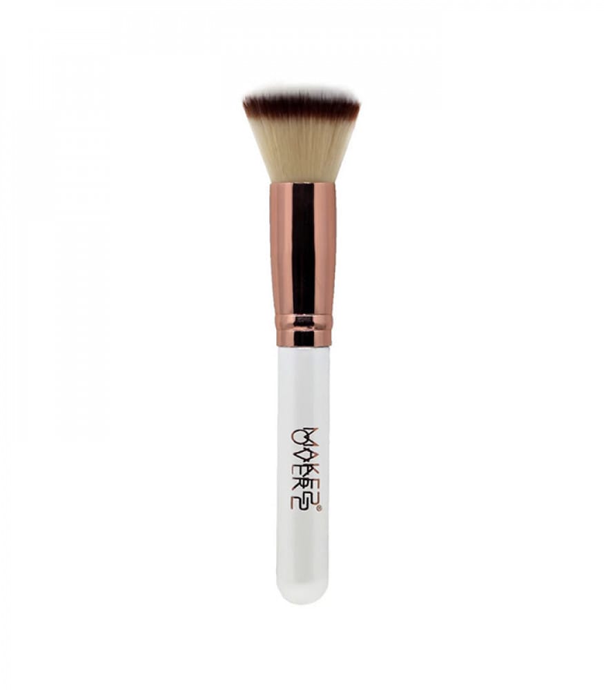 MAKE OVER 22 Brush Face Foundation Makeup White, Rose Gold, Beige 01