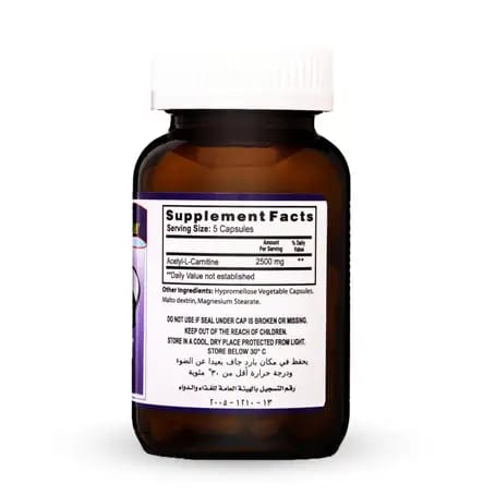 American International Lab Acetyl L-Carnitine 2500 mg 60