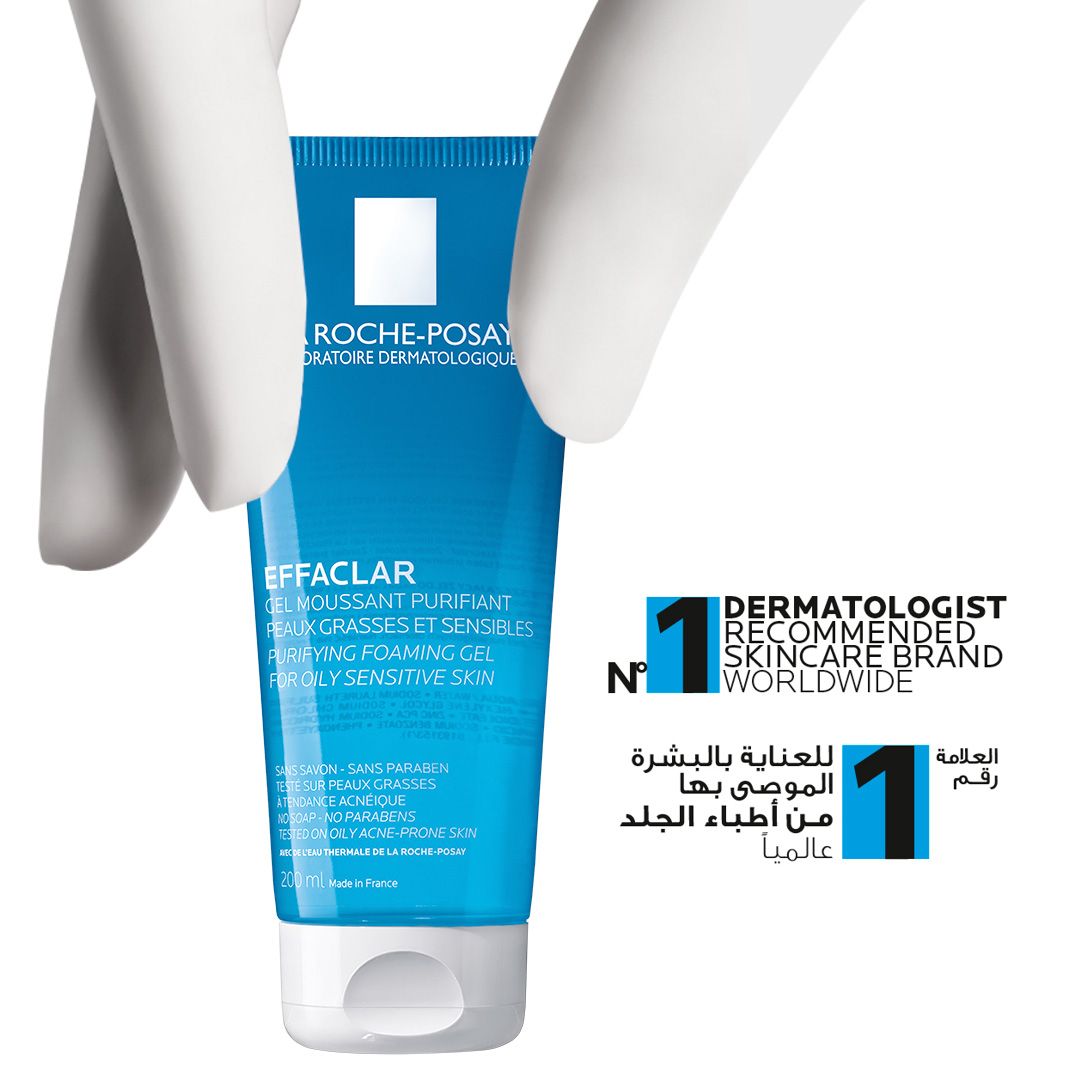 LA ROCHE POSAY Effaclar Acne Foaming Cleansing Gel for Oily and Acne Prone Skin 200 ml