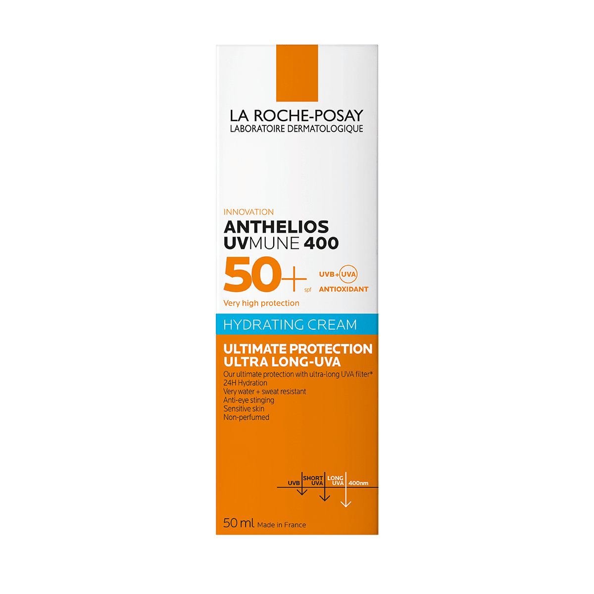 La Roche Posay Anthelios UVMune 400 Moisturizing Sunscreen SPF50+ 50ml