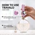 TRAVALA Refillable Perfume Spray# Black