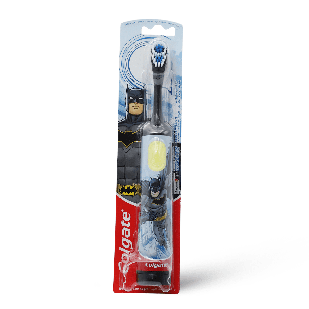 كولجيت، فرشاة أسنان أطفال، باتمان/باربي بطارية - 1 قطعة