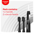 Colgate Battery 360 Sonic Charcoal Soft Toothbrush with charcoal infused bristles cleans in 4 ways for a healthy, whole mouth clean with a replaceable head and a battery