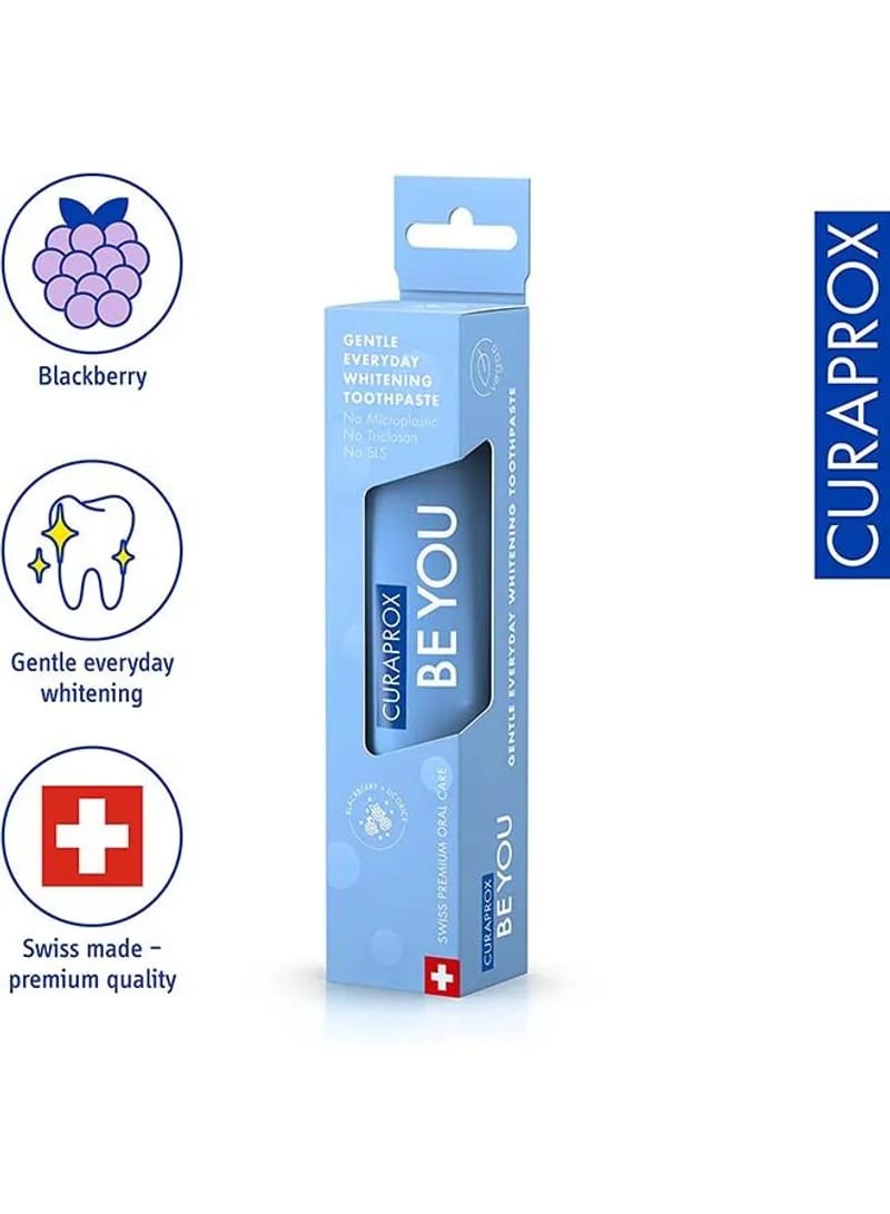 Curaprox Whiting Blackberry + Licoricetoothpaste Blue 60 Ml