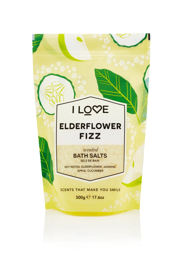 I LOVE Bath Salts Elderflower Fizz 500g