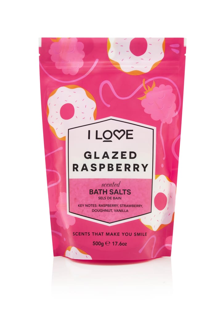 I LOVE Bath Salts Glazed Raspberry 500g