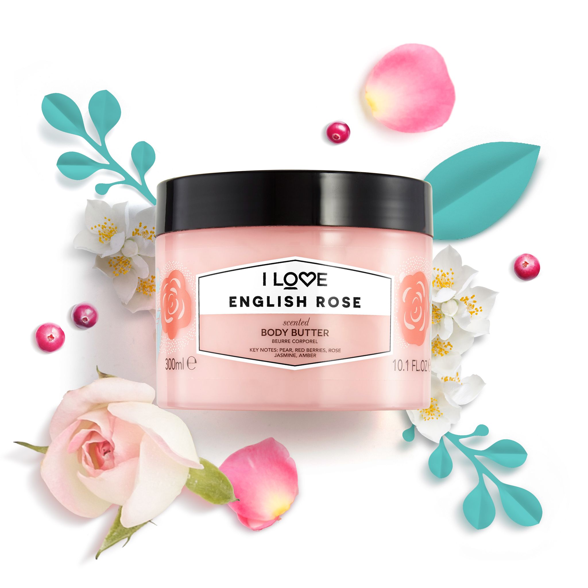 I LOVE Body Butter English Rose 330ml