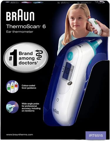 how do you use a braun ear thermometer