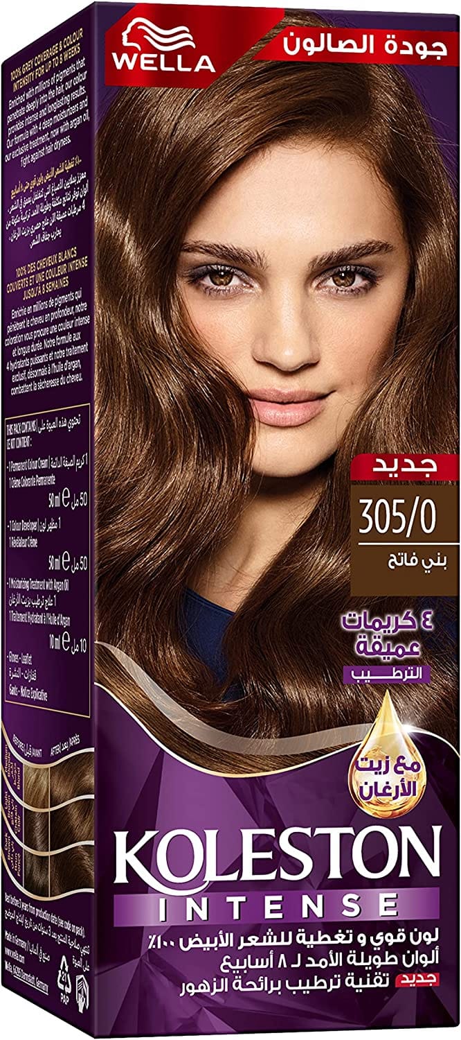 Koleston Hair Color Light Brown + Developer 305/0