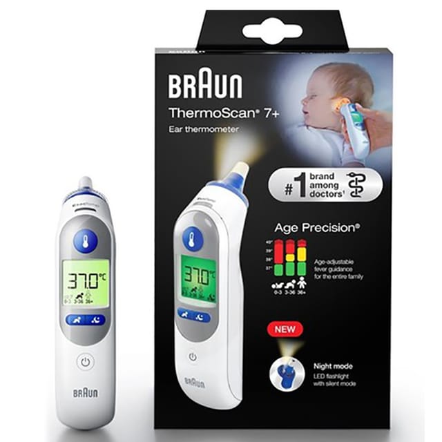 Braun - IRT6520 Thermoscan 7 Age Precision - Black