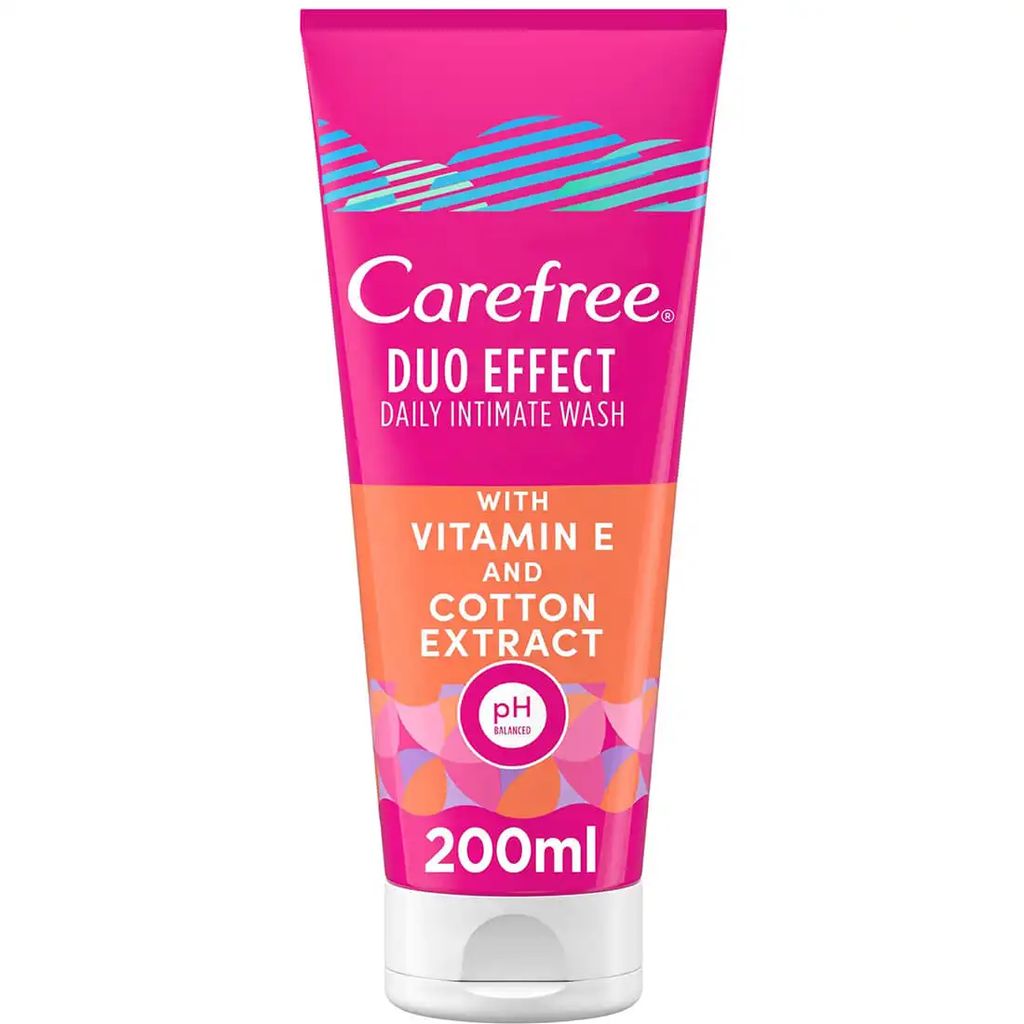 CAREFREE Intimate Wash Vit E & Cotton 200ml