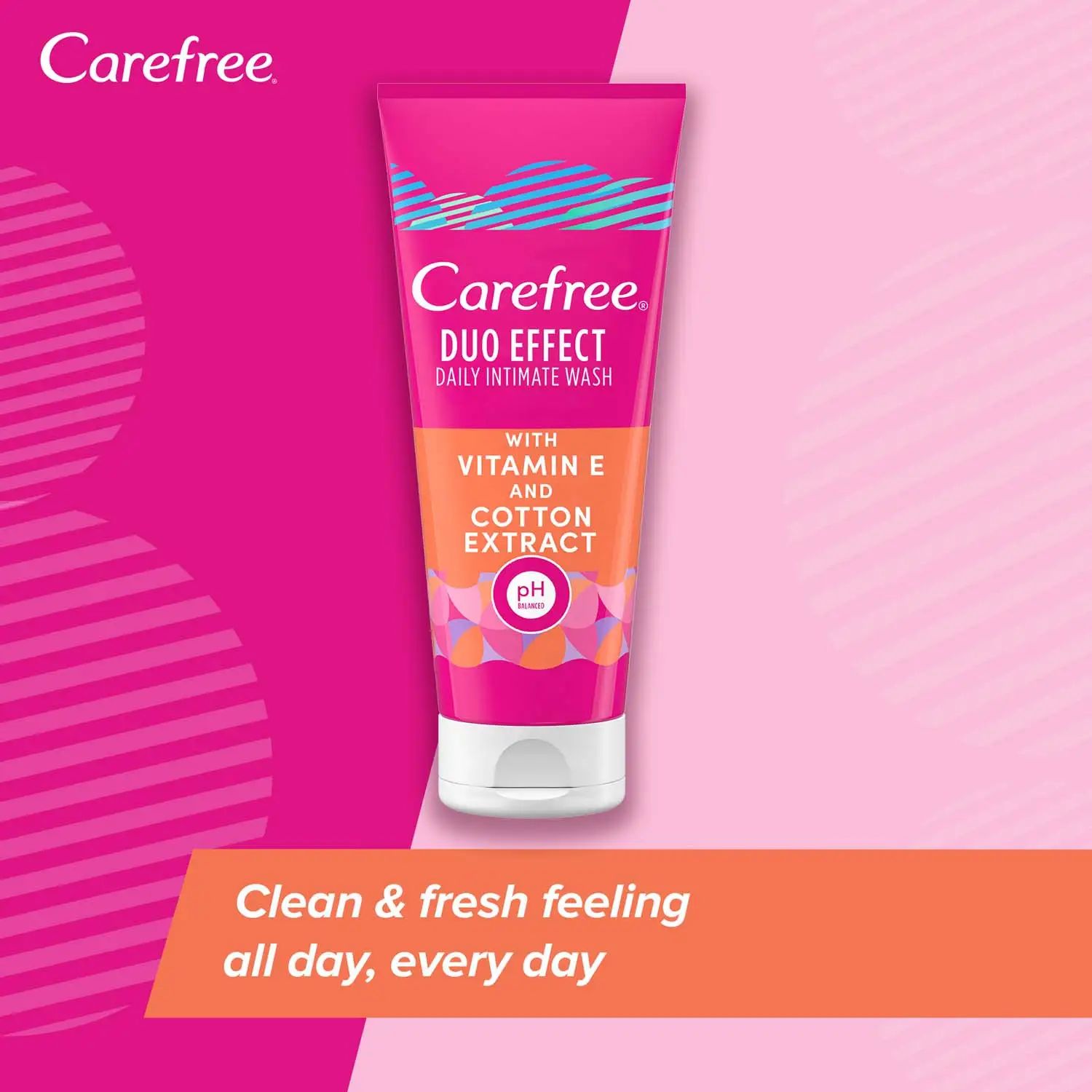 CAREFREE Intimate Wash Vit E & Cotton 200ml