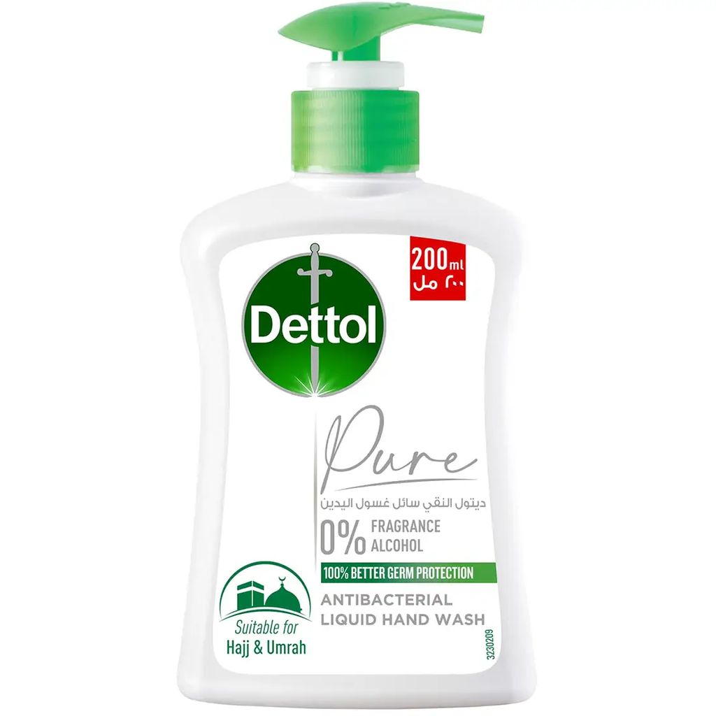Dettol Pure Fragranace Free Hand Wash 200 Ml
