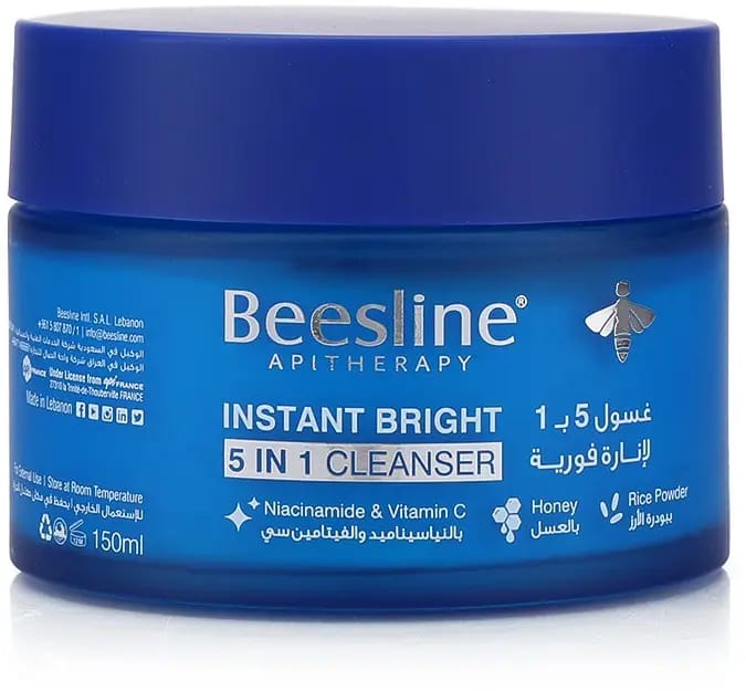 Beesline Instant Bright 5 In 1 Cleanser 150ml