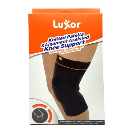 LUXOR knitted patella & ligament knee support M