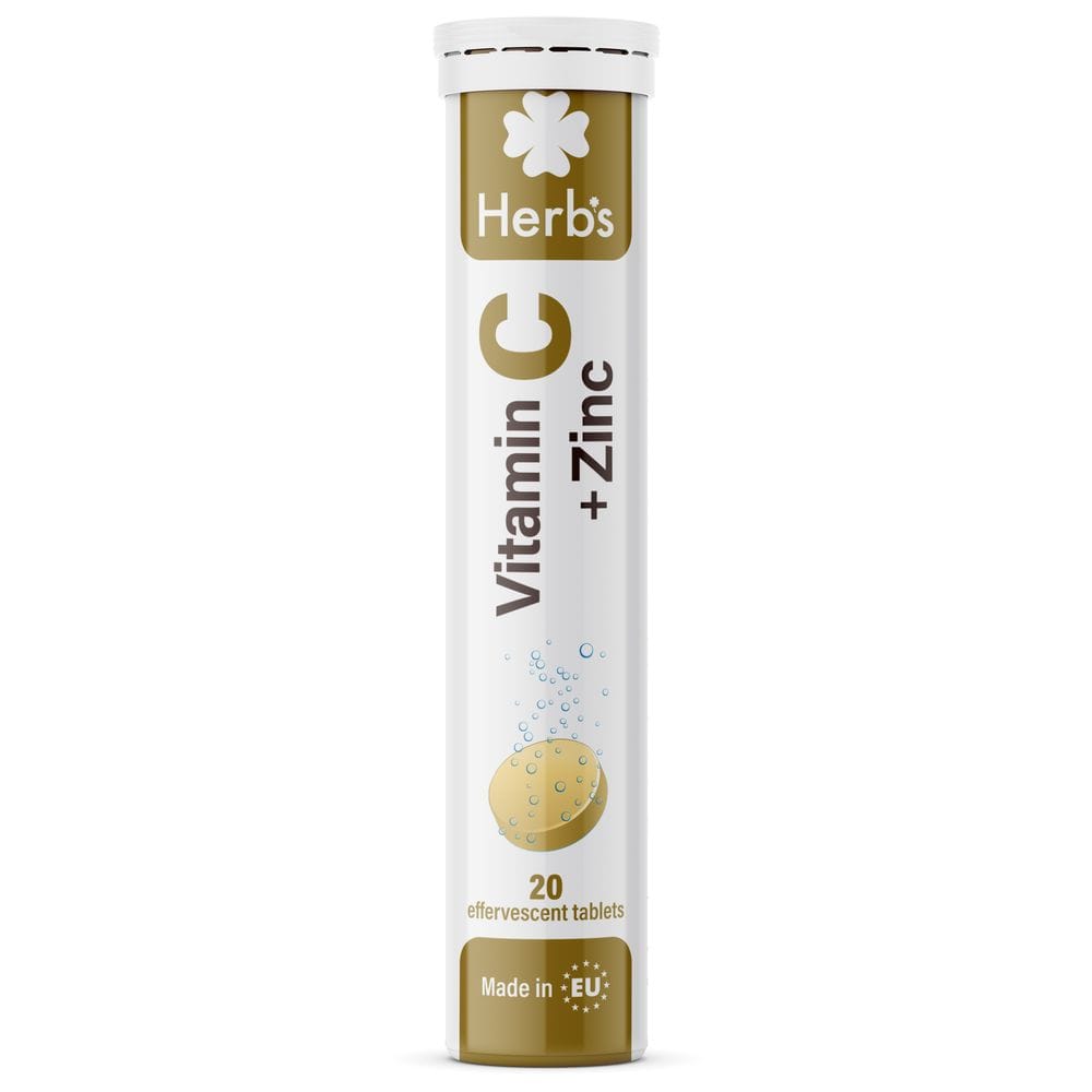 Herb'S Vitamin C 1000Mg + Zinc 15Mg