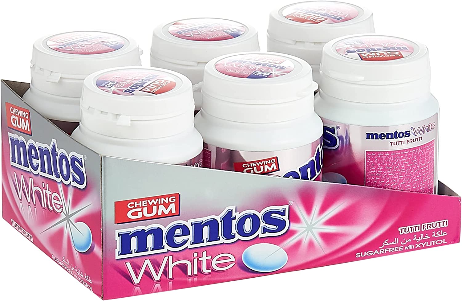 Mentos Chewing Gum White Tutti Frutti 38