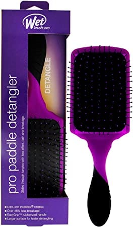 Pro Paddle Detangler Purple Brush