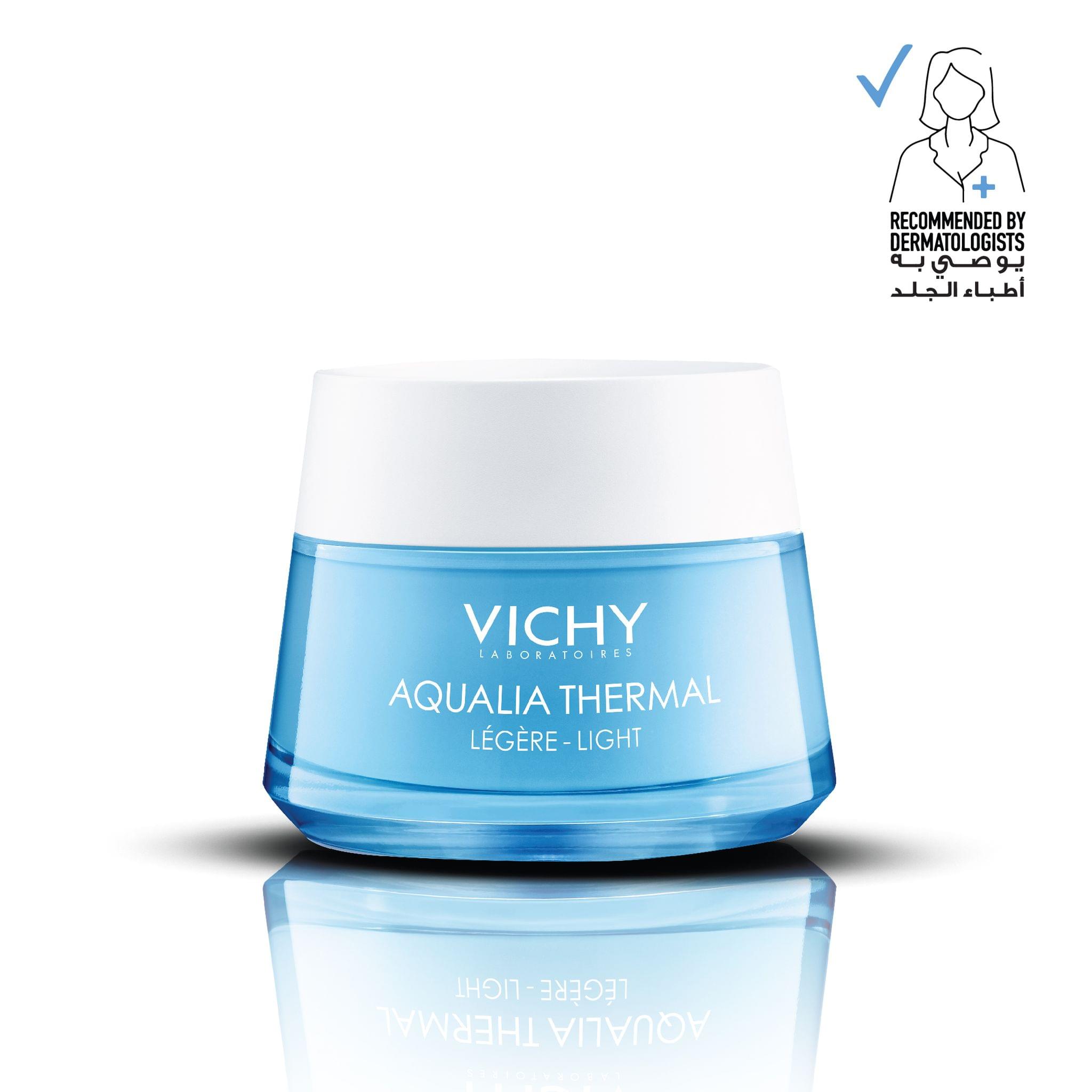 VICHY Aqualia Thermal Light Moisturising Cream for All Skin Types with Hyaluronic acid 50ml