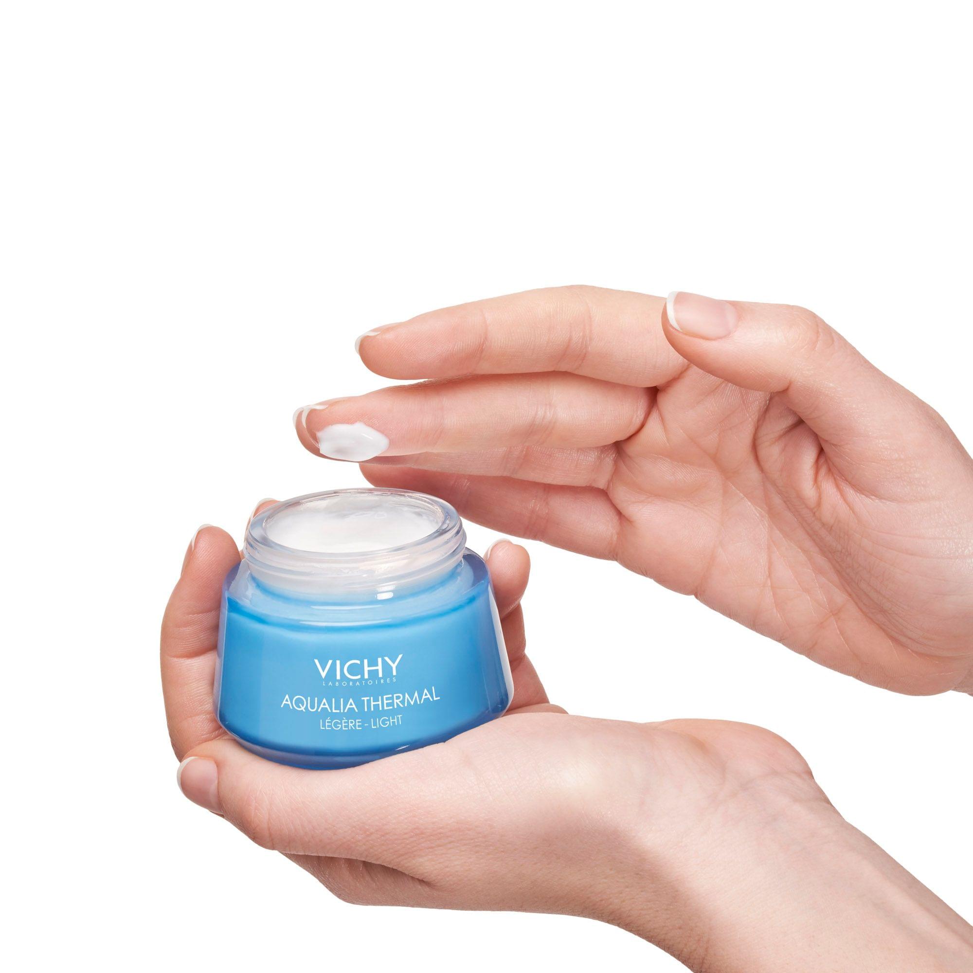 VICHY Aqualia Thermal Light Moisturising Cream for All Skin Types with Hyaluronic acid 50ml