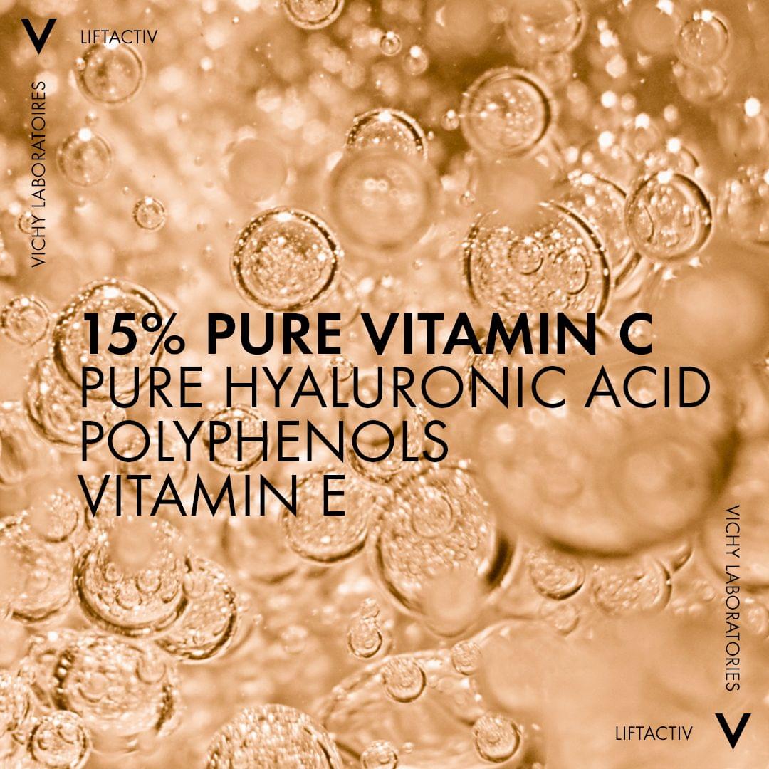 VICHY Liftactiv Vitamin C 15% Serum for Anti Aging & Brightening 20ml