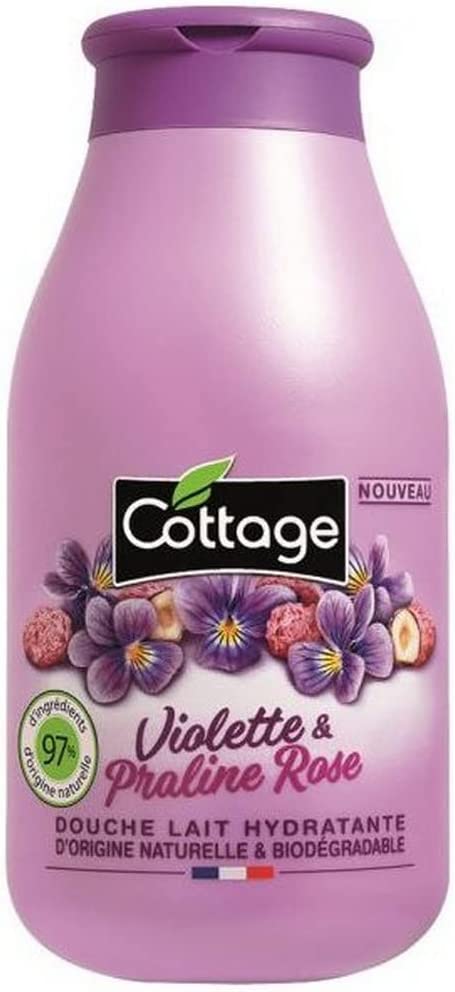 Cottage Moisturizing Shower Milk 250 ml, Black Cherry and Pistachio