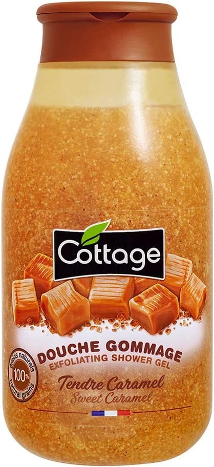 Cottage Exfoliating Shower Gel - Sweet Caramel 270 ml