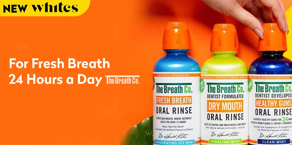 Mouthwash The Breath Co Dentist Formulated Oral Rinse - Icy Mint 500Ml