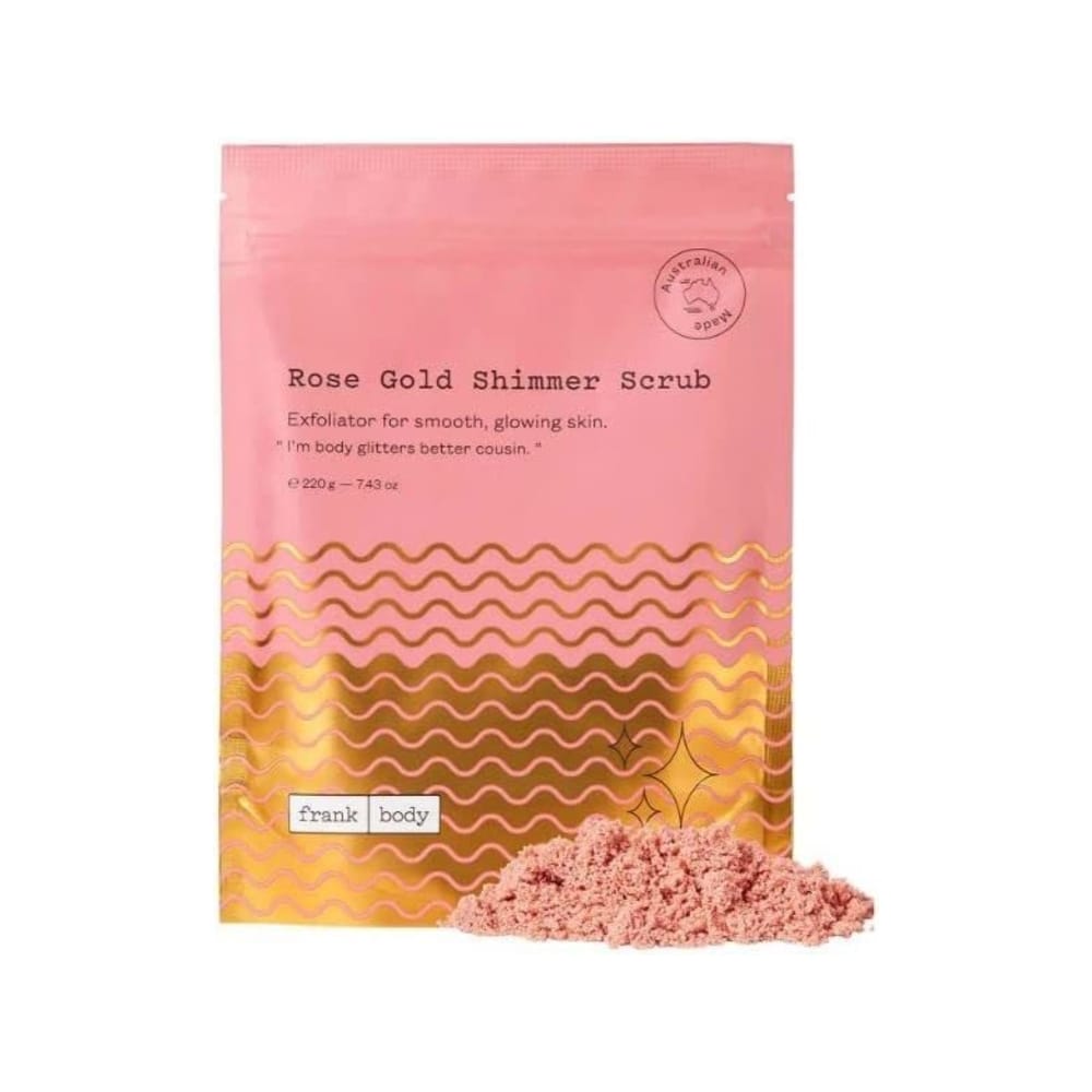 Frank Body Rose Gold Shimmer Scrub