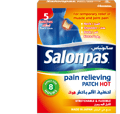 Salonpas Pain Relieving Patches Hot  (5) 7cm*10cm